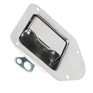 Easy Install Fold Stainless T Handle T Lock Tool Box Truck Trailer Camp ...