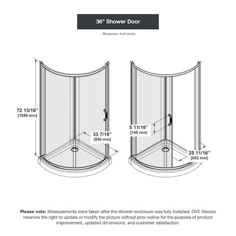 OVE Decors Breeze Paris 2-Piece 36-in W x 36-in L x 77-in H Round ...