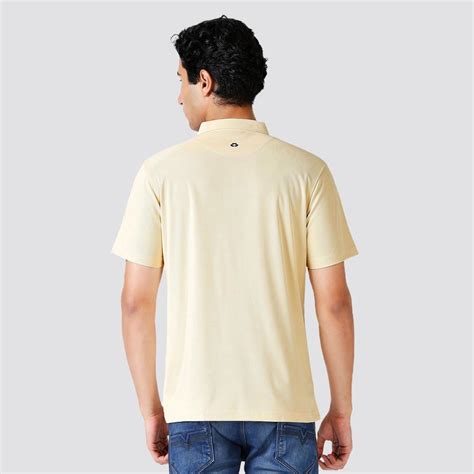 Matte Polo - Ultra Soft Solid T-shirt Beige for Men – Brandstore India ...