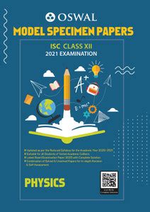 Model Specimen Papers for Physics: ISC Class 12 for 2021 Examination ...