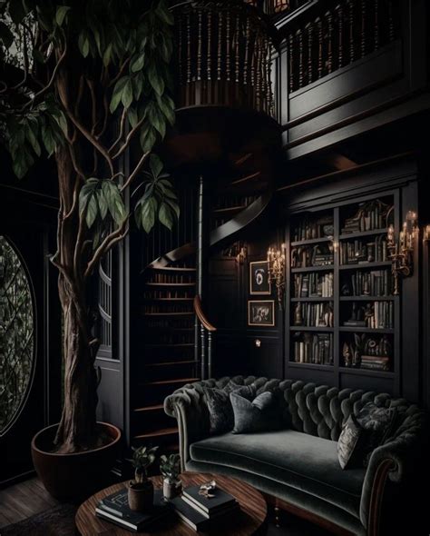 Dark academia interior design – Artofit