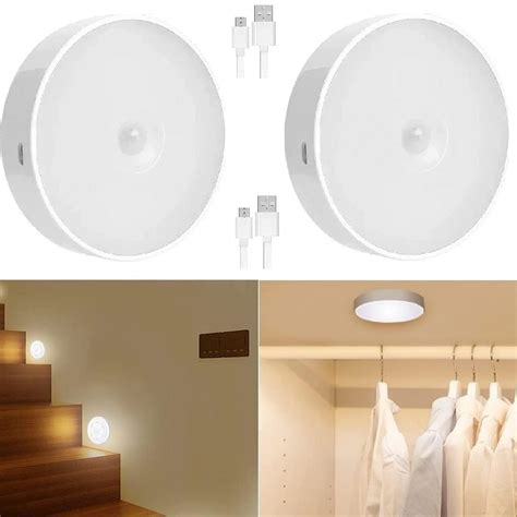 Buy IRAJ CREATION Motion Sensor Light for Home with USB Charging Pack ...