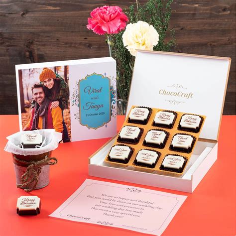 The Best Online Stores for Wedding Return Gifts in India – CHOCOCRAFT