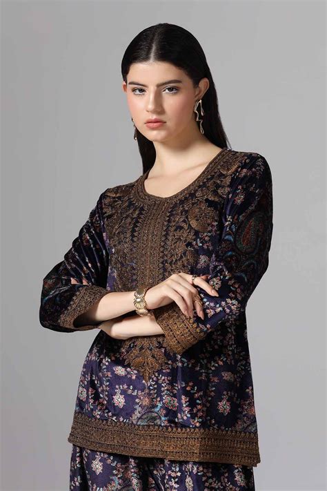 Buy DIGITAL PRINTED EMBROIDERED CO-ORD SET Online in India