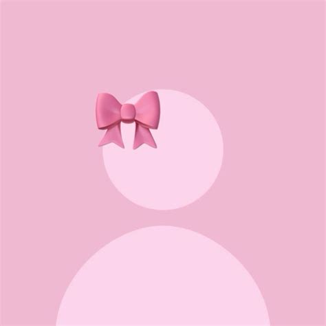 Pink Profile Picture with Cute Bow 🎀