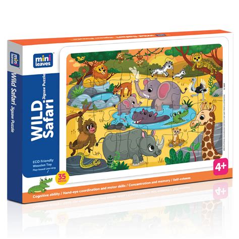 Buy Wild Safari Animal Puzzle Set - SkilloToys.com