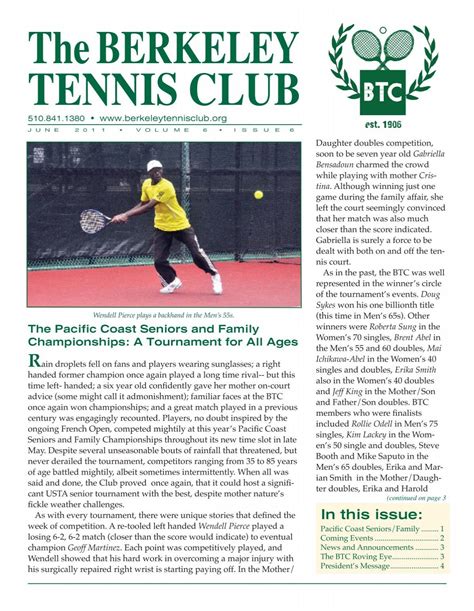 We - The Berkeley Tennis Club