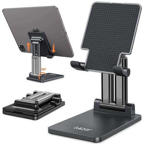 Tukzer Universal Tablet Tabletop Stand Mobile Holder| Dual Poles Heavy ...