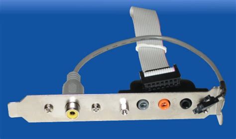 SPDIF Optical and RCA Out Plate Cable Bracket for ASUS Gigabyte MSI ...