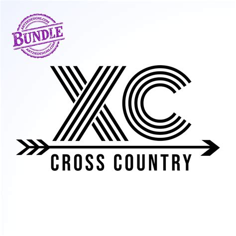 Minimalist Cross Country Svg Png, XC Logos, Running Digital Art - Etsy