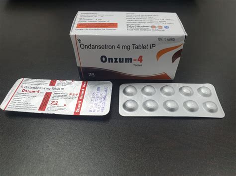Onzum 4 - Ondansetron 4mg Tablets IP - Zumax Biocare