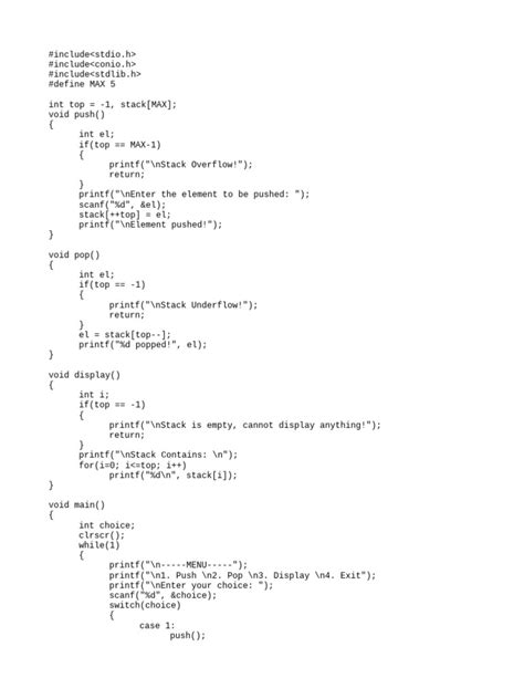 Image result for Stack Implementation Code in Java