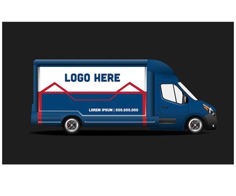 Logo mock up truck Vectors - Download Free High-Quality Vectors from ...