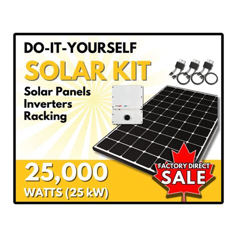 25.3W Solar Panel DIY Kit - Ground Mount - Prairie Sun Solar