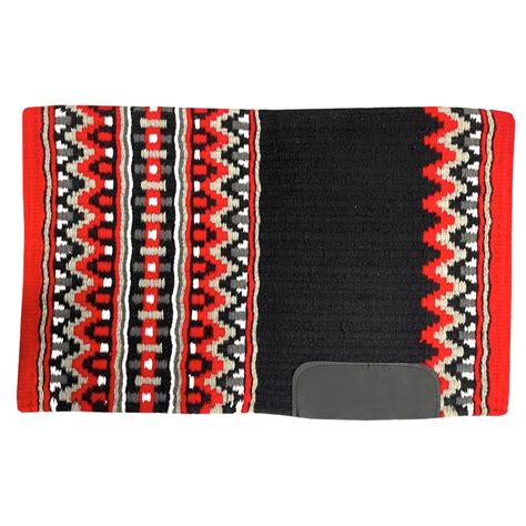 Western Horse Show Saddle Pad Blanket with New Zealand Wool - Sazaar Tack