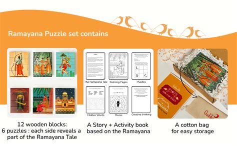 Buy Gubbachhi 3D Wooden Puzzle Set | 6 Puzzles in 1 Toy + 30 Activities ...