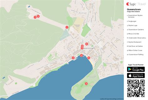 Map Of Queenstown New Zealand