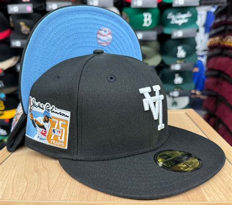 Los Angeles Dodgers Fitted New Era 59Fifty Upside Down Jackie 75th ...