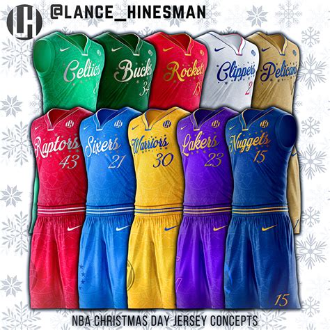 NBA Christmas Day Jersey Concepts :: Behance