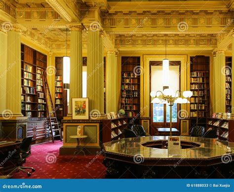 The Library in Parliament House,melbourne,australia Editorial Stock ...