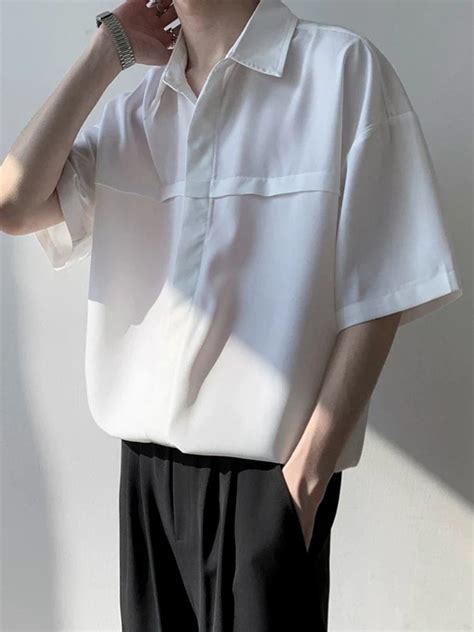 Men Half Sleeves Drop Shoulder Shirt – Offduty India