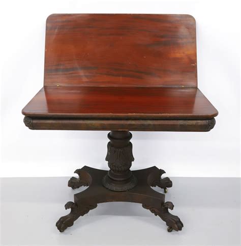 Duncan Phyfe Games Table Auction