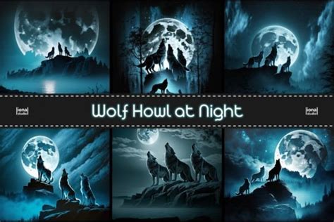 Image result for Wolves Howl at Night