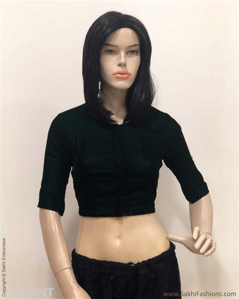 Black Velvet Blouse | Sakhi Fashions – sakhifashions