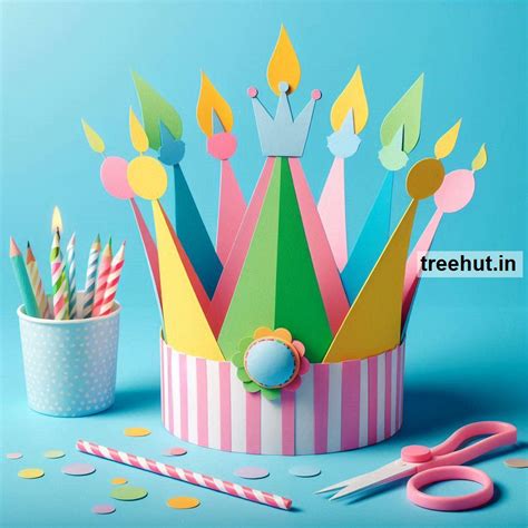 Birthday Crown Paper Craft Ideas, Classroom Activities