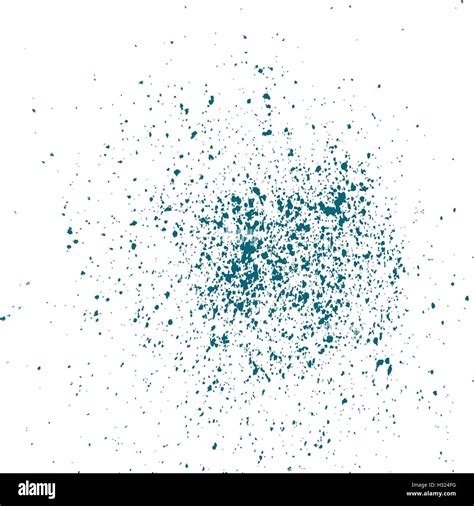 Spray Paint Splatter Blue