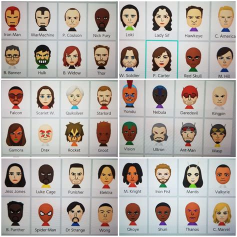 Funny Mii Character Ideas - Printable Word Searches