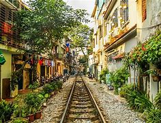 Image result for Hanoi Train Tracks