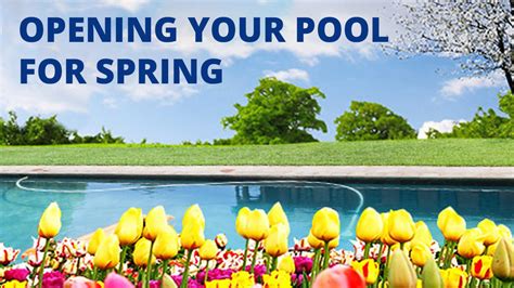 Image result for How to Open My Pool in Spring