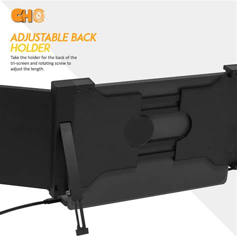 Buy CHO Portable Extended Monitor Laptop Screen Extender Triple Screen ...