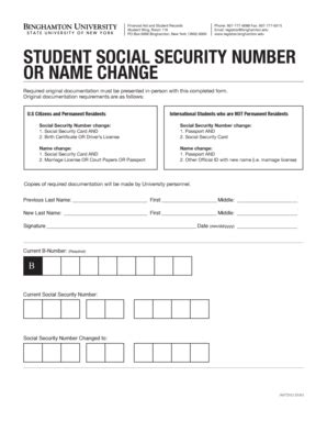 18 Printable social security card name change Forms and Templates ...