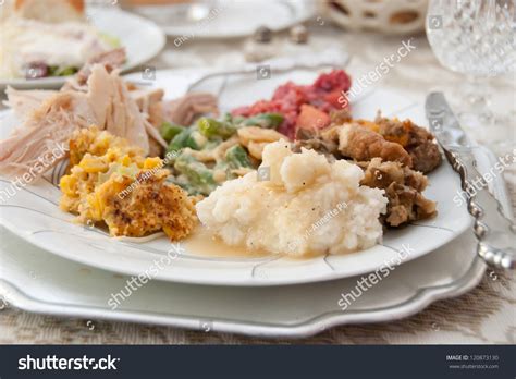 Thanksgiving Dinner Plate