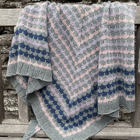 BAO BAO Shawl Kit knit in Cumbria Fingering and Transitions – The Fibre Co.