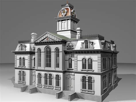 Courthouse Building Model 的图像结果