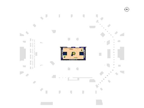 Indianapolis Gainbridge Fieldhouse seating chart - Indiana Pacers NBA basketball inside capacity ...