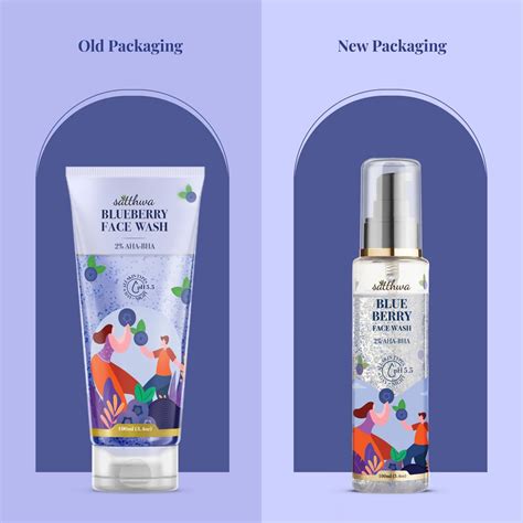 Satthwa Blueberry Face Wash with AHA-BHA & Niacinamide pH5.5 100ml