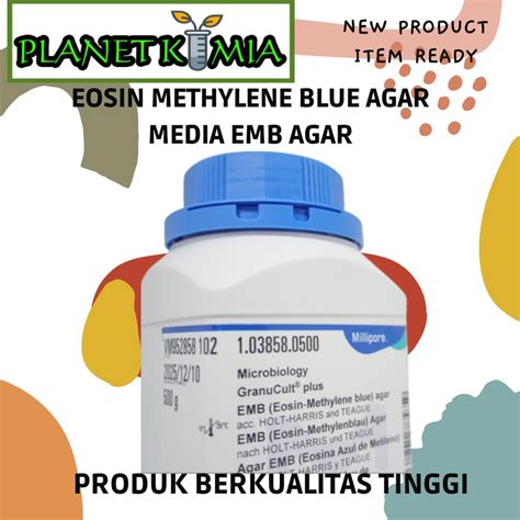 Jual Eosin Methylene Blue Agar / Media EMB Agar Mikrobiologi 10 Gram ...