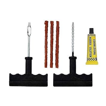 Universal Tubeless Tyre Puncture Repair Kit Flat Tire Puncher Patch ...