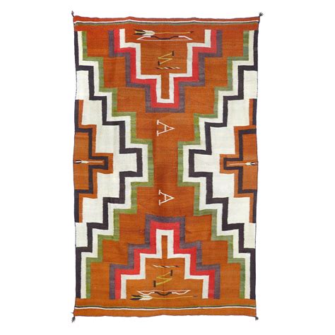Navajo Transitional Pictorial with Bow and Arrow Motifs, c.1890 ...