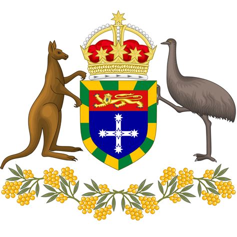 My Australia coat of arms redesign by MagnumDrako25 on DeviantArt