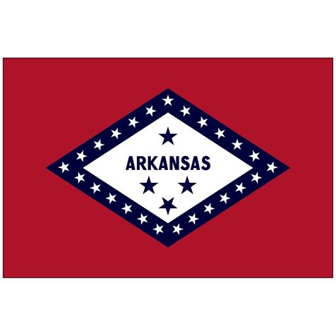 Arkansas State Flag - Flagpole Man