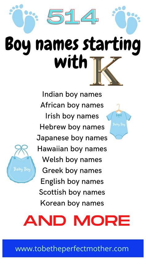 Boy K Names