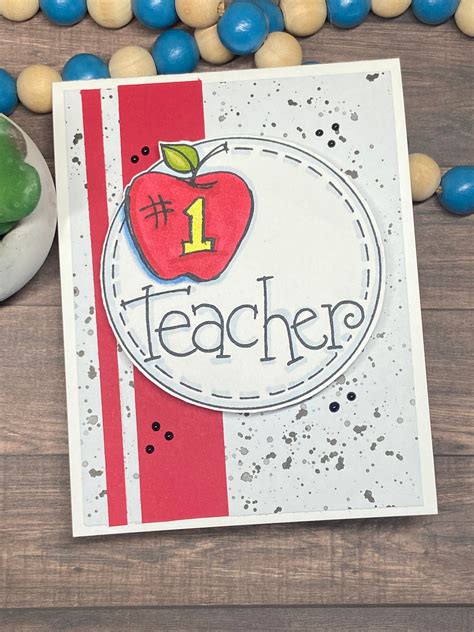 Teacher Appreciation 1 Teacher Wobble Card | Teacher appreciation cards ...