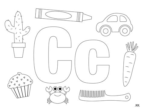 Coloring Pages Letter C