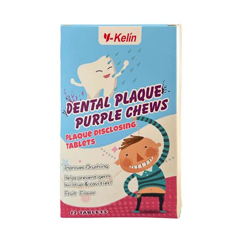 Kelin Dental Plaque Disclosing Tablets (12 Tablets) | Buy Online at ...