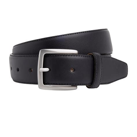 Buy Men Black Saffiano Belt Online at The Collective - 953831
